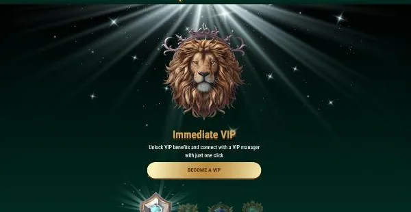 Immediate VIP page of the Richard Casino VIP Club